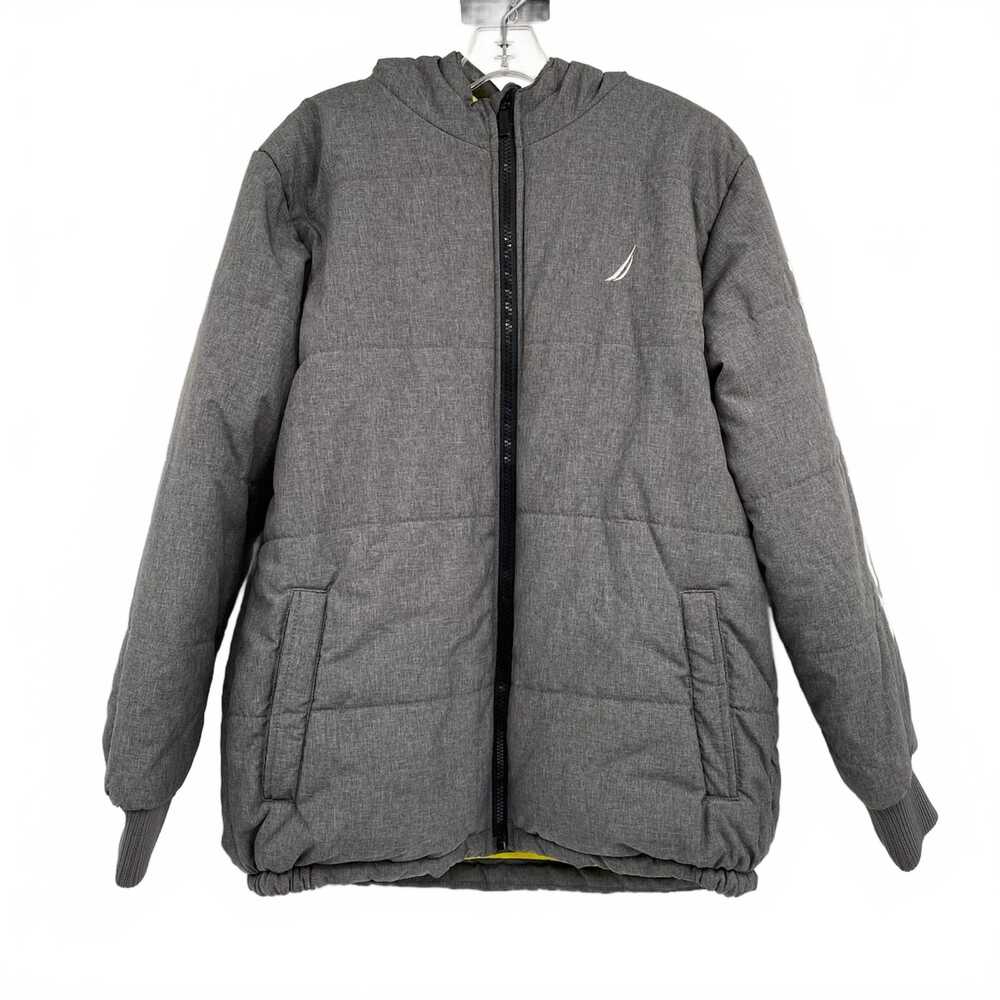 Nautica Gray Puffer Jacket | Kids Boys Size 14 Regular